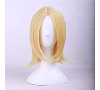 Les sept péchés capitaux Nanatsu no Taizai Elaine perruque blond doré résistant à la chaleur cheveux synthétiques Cosplay perruques AZ-886