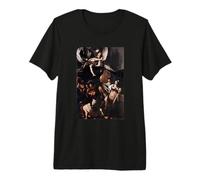 Les Sept œuvres de la miséricorde de Caravage (1607) T-Shirt Haut de Gamme