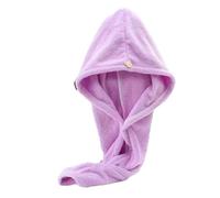 Les serviettes, Serviette turban à séchage rapide multicolore, paquet de 1, 3, 5 ou 10 pièces(Roze,1 count (Pack of 1))