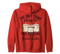 Les seules Choses Qui s'illuminent sont Mes Bougies d'automne Sweat à Capuche