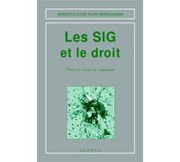 Les SIG et le droit (Mémento-guide) (2° Éd.) - Leclere - Hermes Science Publications - broché - Guide