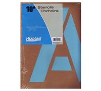 Les signer Ensemble de pochoir Lettres de A à Z 25.40 cm