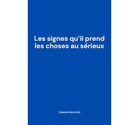 Les signes qu’il prend les choses au sérieux: Un livre volontairement vide. Parce que parfois, le silence en dit long.