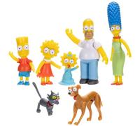 Jakks Pacific Multipack La Figurine Des Simpsons 6 Cm 7 Unités