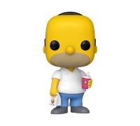 Funko - Figurine Pop! Homer Simpson (The Simpsons) - Vinyle, Produit officiel