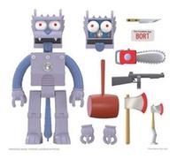 Super7 Figurine Ultimates Robot Scratchy – Les Simpson – 18 cm Multicolore