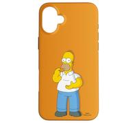 Les Simpson Homer Simpson Duff Brown Coque pour iPhone 16 Plus