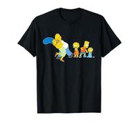 Les Simpson Marge Homer Bart Lisa Maggie Kiss T-Shirt