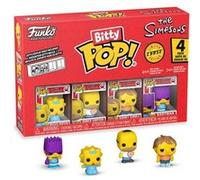Funko Bitty Pop! The Simpsons - Maggie - 4 Pack - 1 Chance sur 6 D'avoir Une Variante Rare Chaseet Une Mini-Figurine Mystère en Surprise