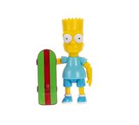 Les Simpsons Collection - Figurine Articulée Bart Simpson 12,7 cm - Accessoire Skateboard Inclus - Présentation en Boîte de Collection - pour Enfants Dès 3 Ans - SKU :JKP-12345