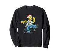 Les Simpsons Holiday Homer Simpson : guirlandes de Noël Sweatshirt