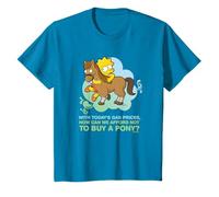 Les Simpsons Lisa Simpson achète un poney rétro T-Shirt