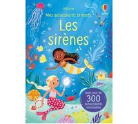 Les sirènes - Mes autocollants brillants - Dès 3 ans - Alice Beecham - Usborne - broché - Document jeunesse