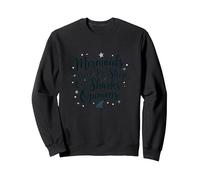 Les sirènes ne Perdent Pas Le Sommeil sur Les Opinions des Requins Sweatshirt, Unisexe pour Adultes, Noir, S