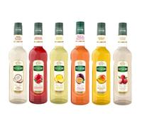 Les sirops tropicaux TEISSEIRE - Noix de coco 70 renade 1L, Ananas 70 ruit de la passion 1L, Mangue 70cL, Litchi 70cL