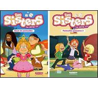 Les Sisters - La Série TV - Poche - écrin rentrée - t51+t57 - silhouette Sisters offerte Boum de pestouilles - Christophe Cazenove - Bamboo Eds - Coffret - Roman cadet