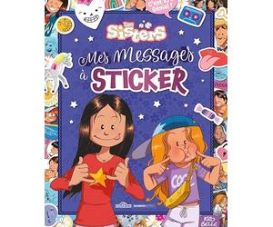 Les Sisters Stick-it Mes messages à sticker Livre-jeu avec autocollants - dès 7 ans