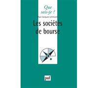 Les sociétés de bourse - Paul-Jacques Lehmann - Que Sais-Je - broché - Etude