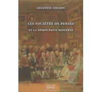 Les sociétés de pensée et la démocratie moderne