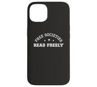 Les sociétés libres lisent librement, bibliophile, amateur de livres kawaii Coque pour iPhone 13