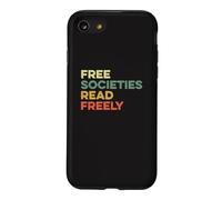 Les sociétés Libres lisent Librement des Livres pour Les Amateurs de Livres Coque pour iPhone SE (2020) / 7/8
