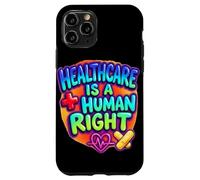 Les Soins de santé sont Une déclaration de Droit Humain Coque pour iPhone 11 Pro