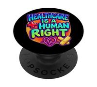 Les Soins de santé sont Une déclaration de Droit Humain PopSockets PopGrip Adhésif