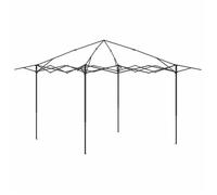 ""Les Soldes”Gazebo sans Paroi Tonnelle de jardin résistant aux UV Abri de jardin (1 PC) 4x4 m Crème et marron wvb93i