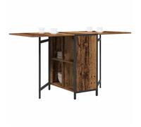 ""Les Soldes""Table à dîner - Table de cuisine rectangulaire au style industriel - 144 x 60 x 75 cm - Bois d'ingénierie Bois ancien to