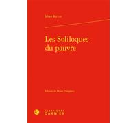 Les Soliloques du pauvre - Jehan Rictus - Classiques Garnier - relié - Poésie