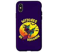 Les sorcières Be Broomin sont drôles pour Halloween Coque pour iPhone X/XS