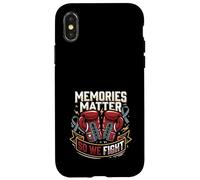 Les Souvenirs comptent pour Que Nous luttons Contre la Sensibilisation à la maladie de Parkinson de Boxe Coque pour iPhone X/XS