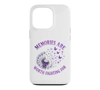 Les Souvenirs Valent la Peine de se Battre pour la Sensibilisation à la maladie d'Alzheimer Coque pour iPhone 13 Pro