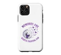 Les Souvenirs Valent la Peine de se Battre pour la Sensibilisation à la maladie d'Alzheimer Coque pour iPhone 11 Pro