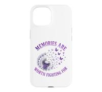 Les Souvenirs Valent la Peine de se Battre pour la Sensibilisation à la maladie d'Alzheimer Coque pour iPhone 15