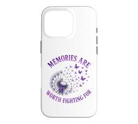 Les Souvenirs Valent la Peine de se Battre pour la Sensibilisation à la maladie d'Alzheimer Coque pour iPhone 16 Pro