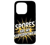 Les spores sont mon super microbiologiste Coque pour iPhone 15 Pro