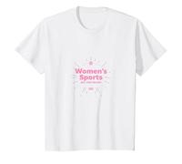 Les Sports féminins ne sont Que des Sports : Message sur l'égalité T-Shirt, Enfant, Blanc, 12 Ans
