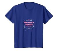 Les Sports féminins ne sont Que des Sports : Message sur l'égalité T-Shirt, Enfant, Bleu Royal, 10 Ans