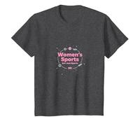 Les Sports féminins ne sont Que des Sports : Message sur l'égalité T-Shirt, Enfant, Chiné Foncé, 10 Ans