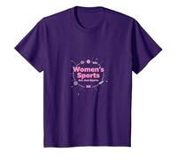 Les Sports féminins ne sont Que des Sports : Message sur l'égalité T-Shirt, Enfant, Violet, 12 Ans