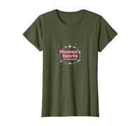 Les Sports féminins ne sont Que des Sports : Message sur l'égalité T-Shirt, Femme, Olive, M