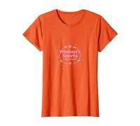 Les Sports féminins ne sont Que des Sports : Message sur l'égalité T-Shirt, Femme, Orange, M