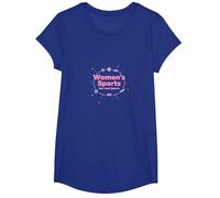 Les Sports féminins ne sont Que des Sports : Message sur l'égalité T-Shirt, Fille, Bleu Royal, XS