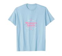 Les Sports féminins ne sont Que des Sports : Message sur l'égalité T-Shirt, Homme, Bleu Céleste, XL