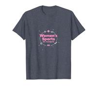 Les Sports féminins ne sont Que des Sports : Message sur l'égalité T-Shirt, Homme, Bleu Chiné, S