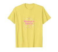 Les Sports féminins ne sont Que des Sports : Message sur l'égalité T-Shirt, Homme, Citron, XL