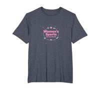 Les Sports féminins ne sont Que des Sports : Message sur l'égalité T-Shirt, Homme Grandes Tailles, Bleu Chiné, 3X Tall