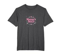 Les Sports féminins ne sont Que des Sports : Message sur l'égalité T-Shirt, Homme Grandes Tailles, Chiné Foncé, 2X Tall