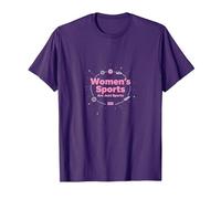 Les Sports féminins ne sont Que des Sports : Message sur l'égalité T-Shirt, Homme, Violet, M